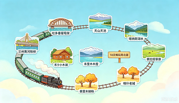 好消息！新疆旅游专列放特价了！8月23号位置不多